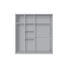 SCHWEBETÜRENSCHRANK 2-türig Sonoma Eiche - Alufarben/Sonoma Eiche, KONVENTIONELL, Holzwerkstoff/Metall (200/216/68cm) - Hom`in