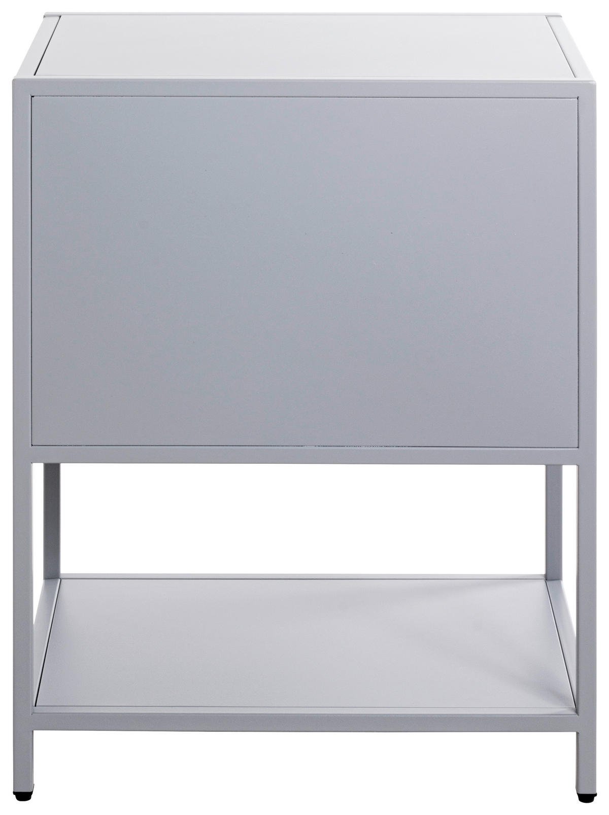 NACHTSCHRANK 45/60/30 cm  - Grau, Design, Metall (45/60/30cm)
