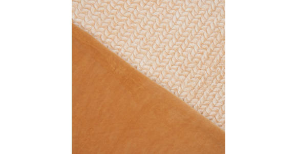 DECKE 150/200 cm  - Taupe, Basics, Textil (150/200cm) - Novel