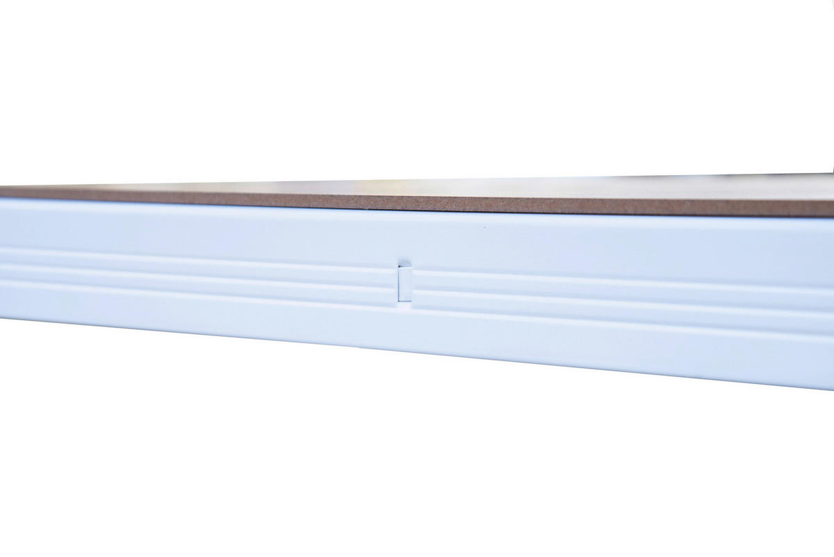 SCHWERLASTREGAL  - Weiss, Konventionell, Holzwerkstoff/Metall (75/30/175cm)