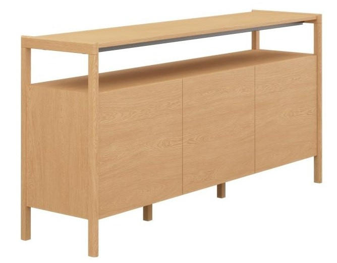 SIDEBOARD 177/89/45 cm  - ekfärgad, Design, trä (177/89/45cm) - Skovby