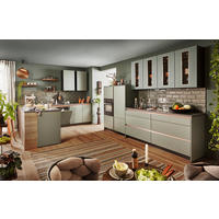 EINBAUKÜCHE   - Grün, Basics, Holzwerkstoff - Venda
