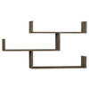 WANDREGAL 120/67/22 cm  - Dunkelbraun, Design, Holzwerkstoff (120/67/22cm) - Livetastic
