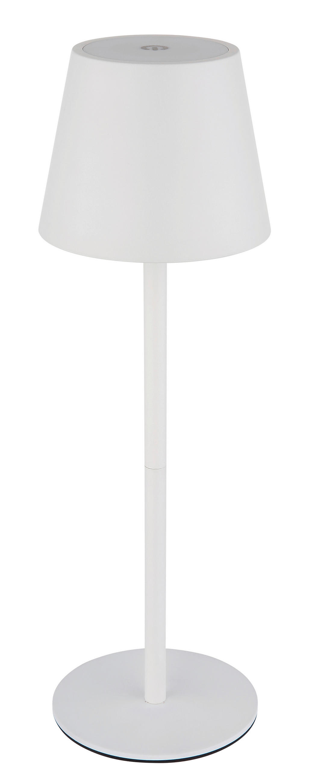 AKKU-TISCHLEUCHTE - Weiss, Design, Kunststoff/Metall (10,6/36cm) - Globo
