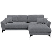 ECKSOFA in Webstoff Anthrazit  - Anthrazit/Schwarz, Modern, Kunststoff/Textil (281/189cm) - Carryhome