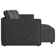 ECKSOFA Anthrazit Webstoff Zierkissen, Rückenkissen, Rücken echt  - Anthrazit/Schwarz, MODERN, Kunststoff/Textil (153/350cm) - Xora