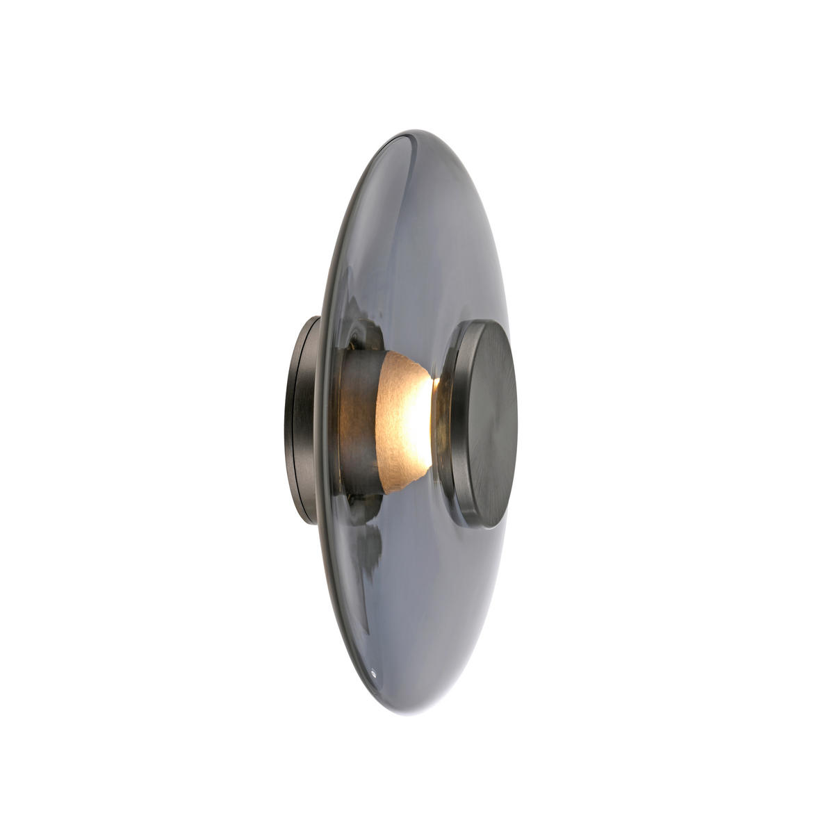 LED-DECKENLEUCHTE Pure Vitrum 22/22/8,2 cm   - Grau, Design, Glas/Kunststoff (22/22/8,2cm) - Neuhaus PURE