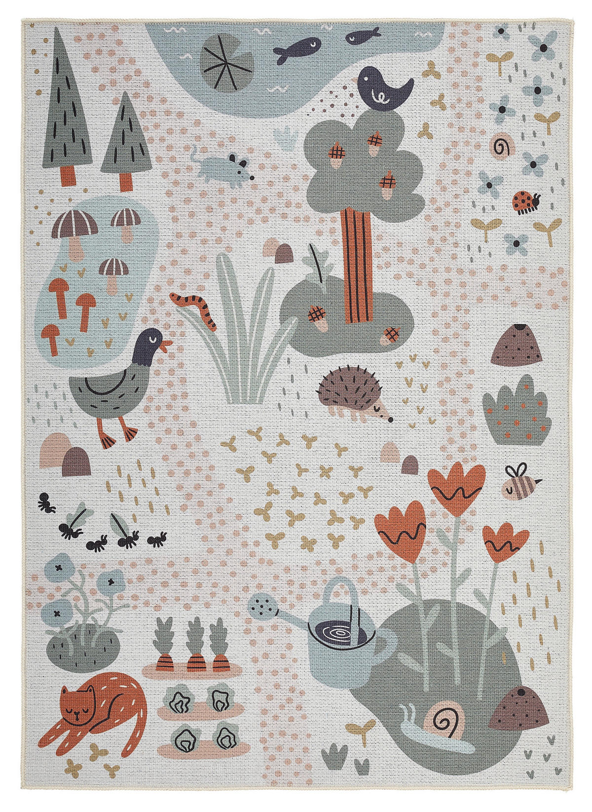 KINDERTEPPICH 120/170 cm GARTEN  - Multicolor, Trend, Textil (120/170cm) - Ben'n'jen