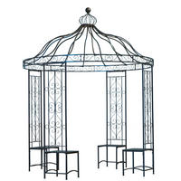 PAVILJON - temno rjava, Basics, kovina (260/320cm)