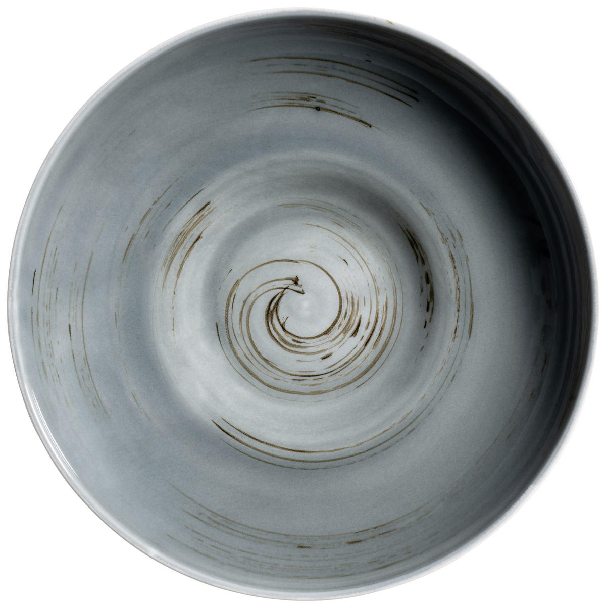 KOMBISERVICE Blau, Grau, Weiß, Beige Derby 16-teilig 4 Personen  - Blau/Beige, Basics, Keramik (33/31,5/35cm) - Mäser