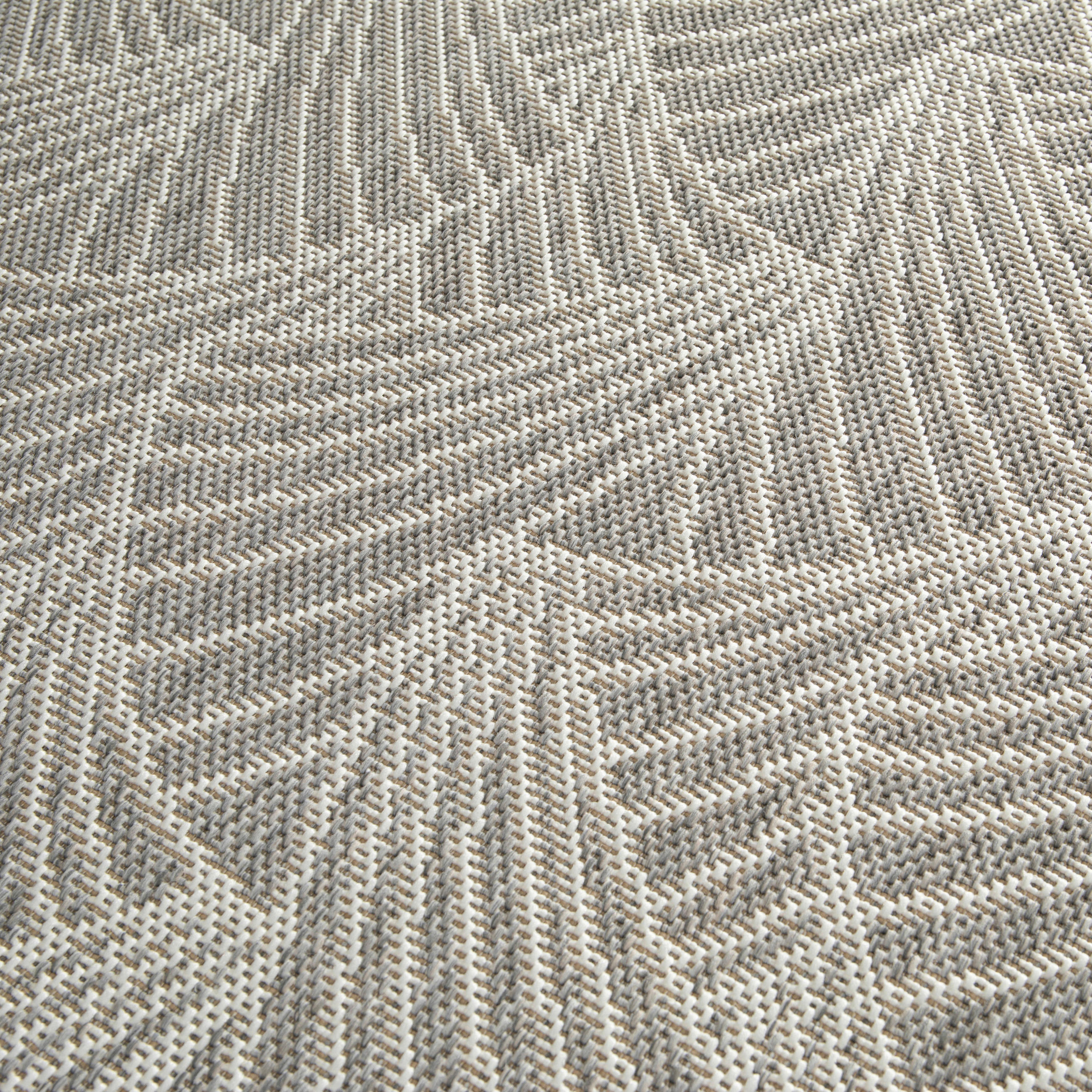 Thumbnail - Lafuma Mobilier Outdoorteppich, Grau, Beige, Kunststoff, geometrisch, rechteckig, 240x320 cm, rutschfest, UV-beständig, ...