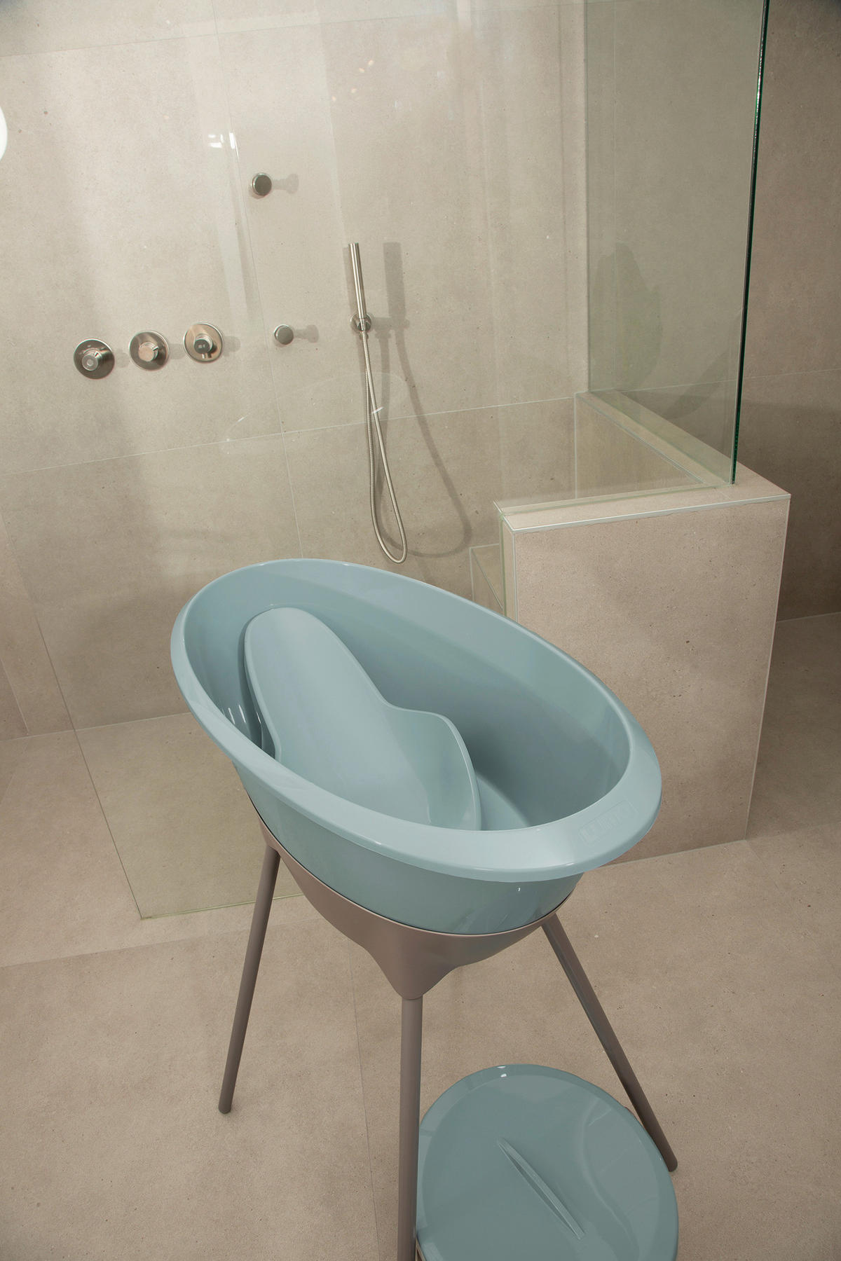 BABYBADESET Ice Blue 8-teilig  - Türkis, Basics, Kunststoff (79,1/39,1/45,6cm) - Luma