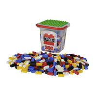KOCKE - modra/rumena, Basics, umetna masa (20/20/19,5cm) - Simba
