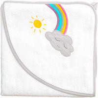 KAPUZENBADETUCH 100/100 cm    - Weiß, Basics, Textil (100/100cm)