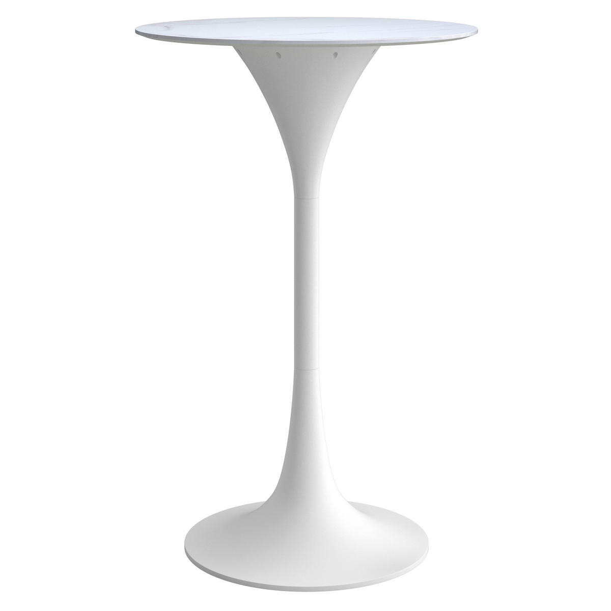 BARSKI STOL  bijela  metal, keramika      - bijela, Moderno, metal/keramika (70/70/106cm) - Ambia Garden