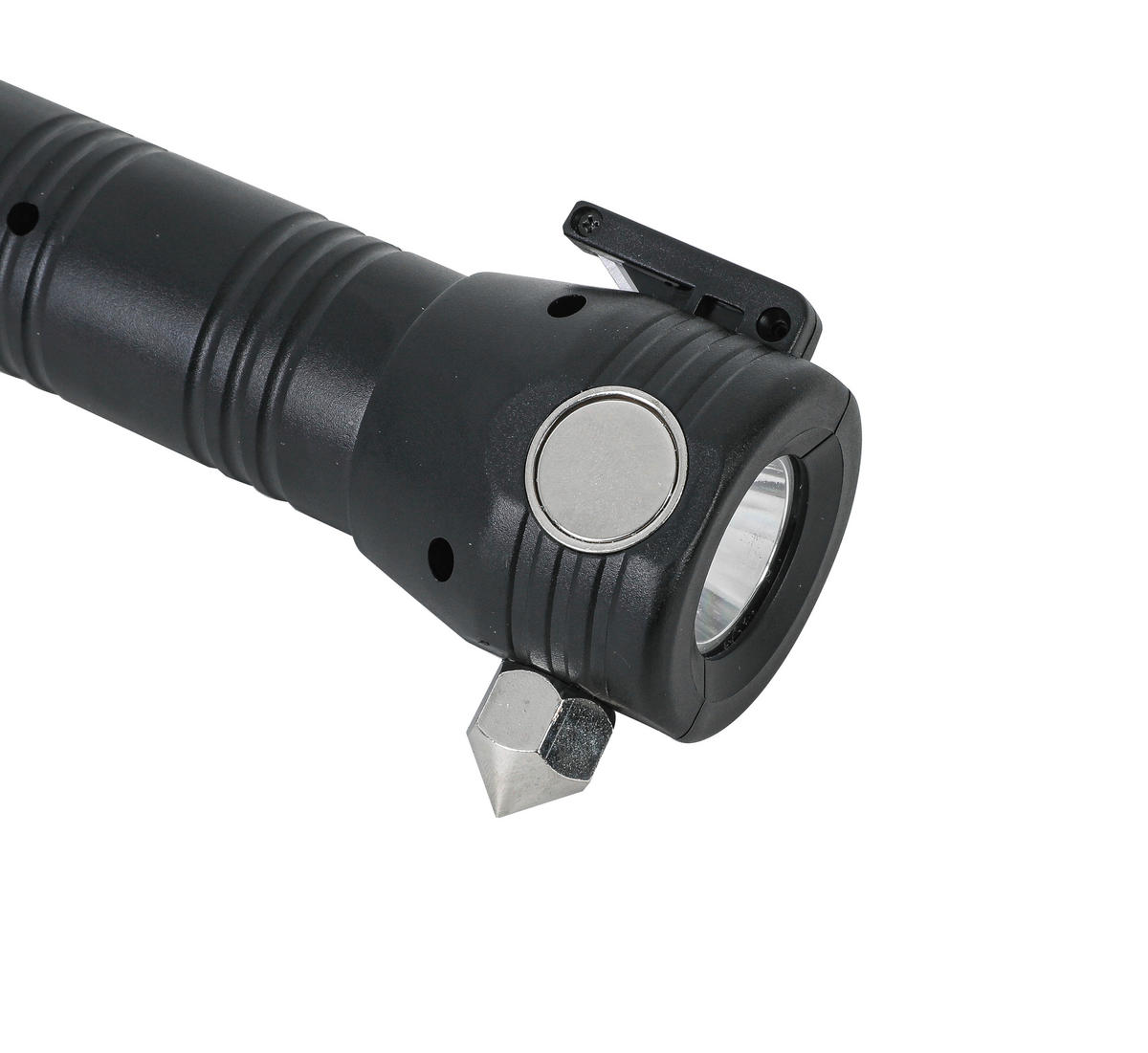 ELEMLÁMPA - fekete/áttetsző, Basics, műanyag/fém (20/3,2/4,5cm) - Boxxx