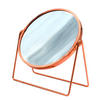 SCHMINKSPIEGEL  - Kupferfarben, Basics, Glas/Metall (18,5/20,5cm) - Sadena