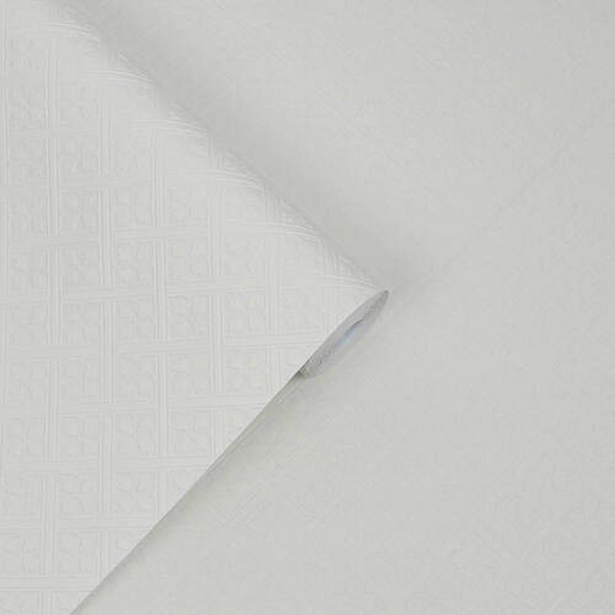 VLIESTAPETE  - Weiß, Basics, Papier/Kunststoff (52/1005cm) - Xora