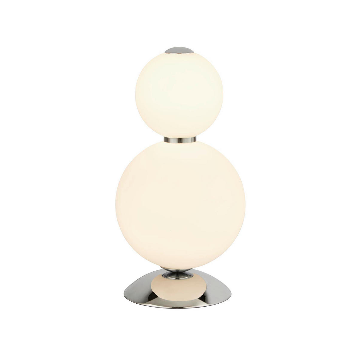 NAMIZNA LED-SVETILKA  Snowball      18/60 cm       - barve kroma/bela, Basics, kovina/steklo (18/60cm)