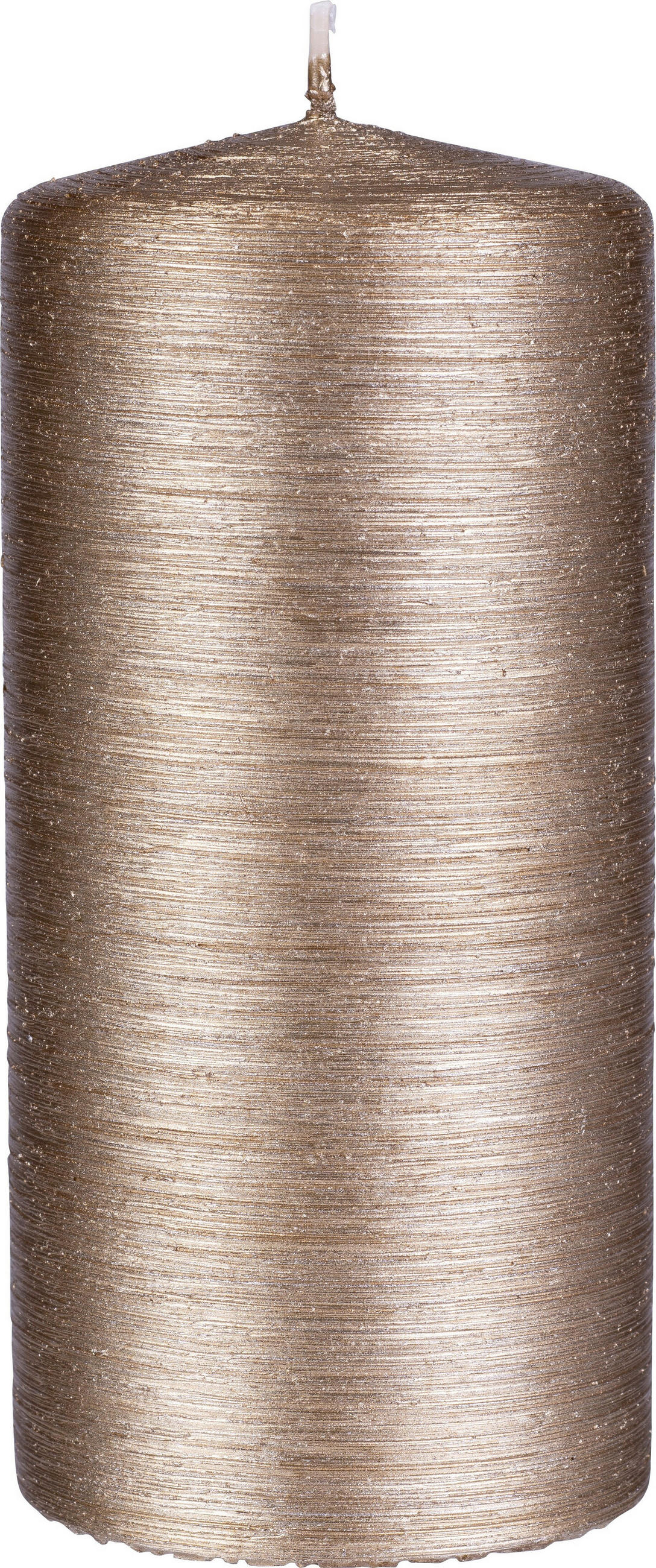 KERZE - Goldfarben, Basics (6/15cm)