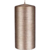 KERZE - Goldfarben, Basics (6/15cm)