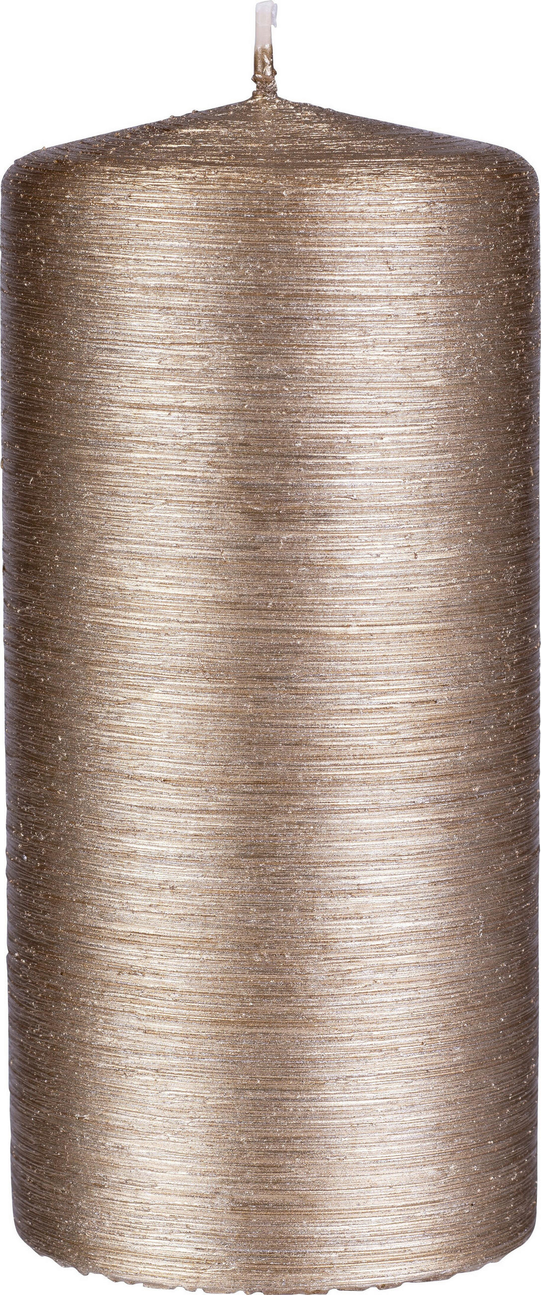KERZE - Goldfarben, Basics (6/15cm)