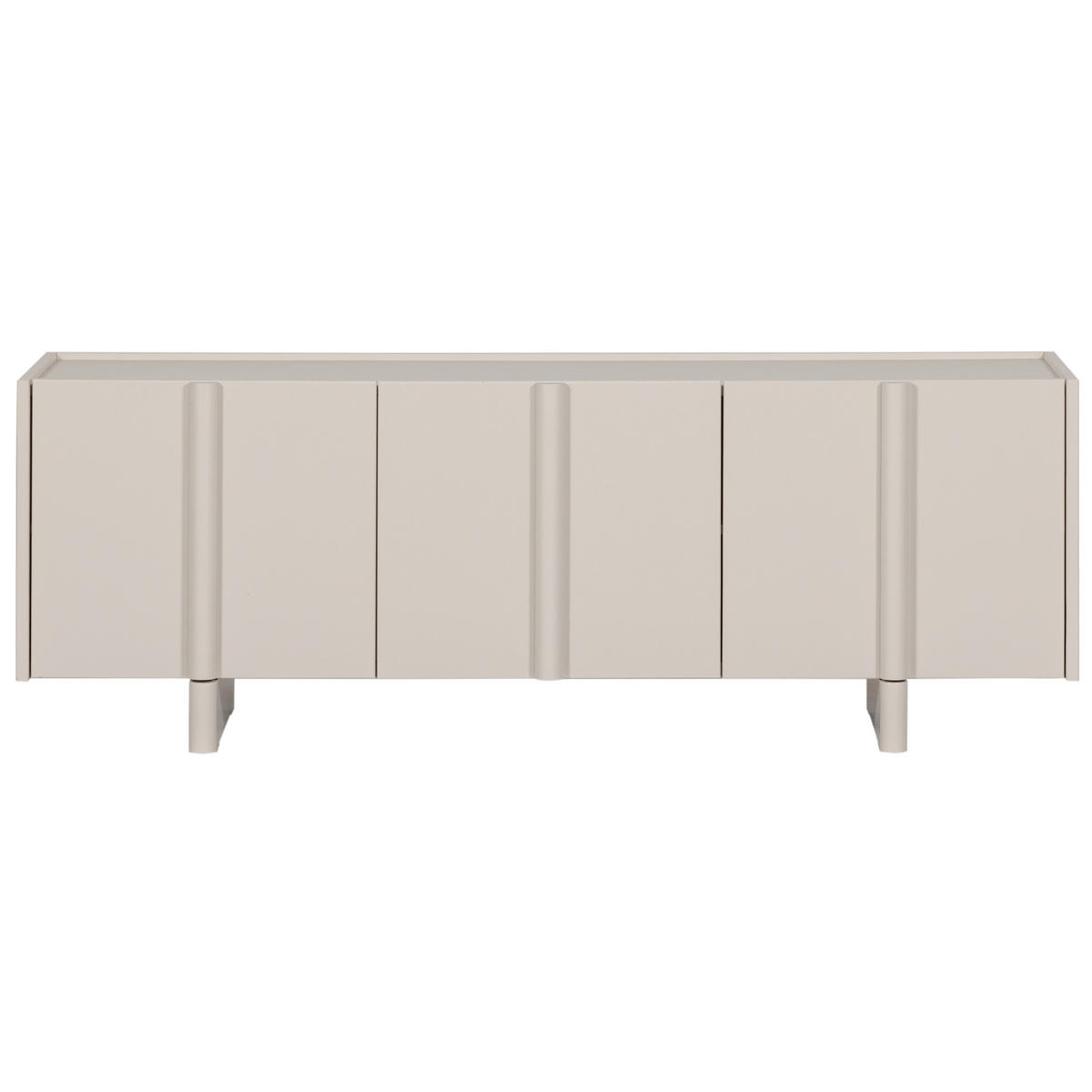 LOWBOARD Basu 152/53/46 cm   - Grau, Design, Holz (152/53/46cm) - Livetastic