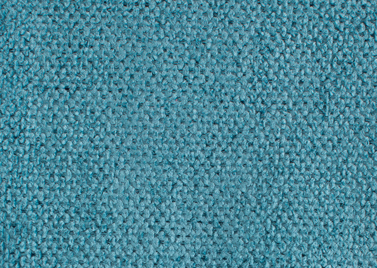 ECKSOFA Blau Webstoff  - Blau/Schwarz, Design, Textil/Metall (184/284cm) - Dieter Knoll