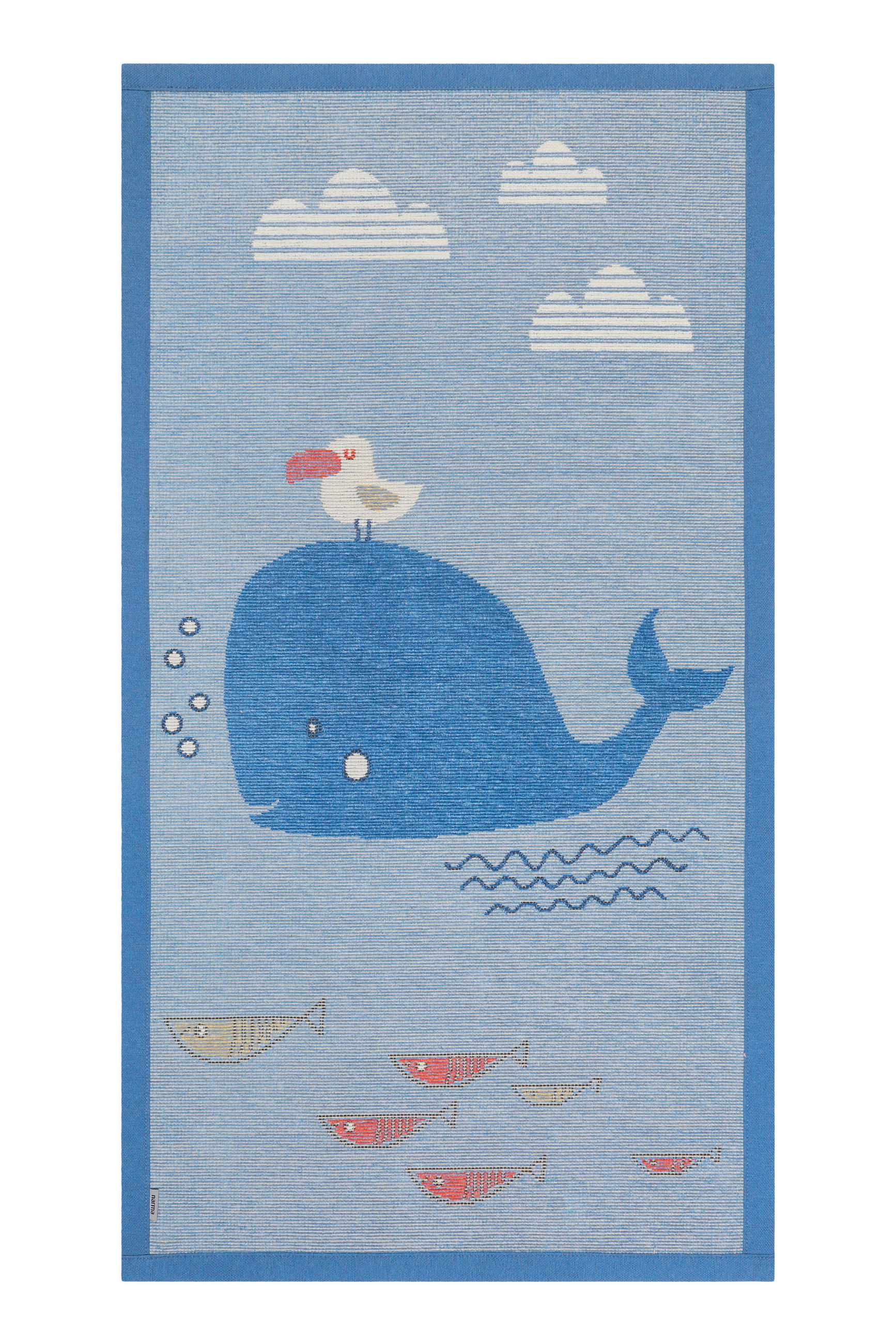 KINDERTEPPICH 70/140 cm Whale Buddy  - Blau/Pastellblau, Trend, Textil (70/140cm) - Esprit