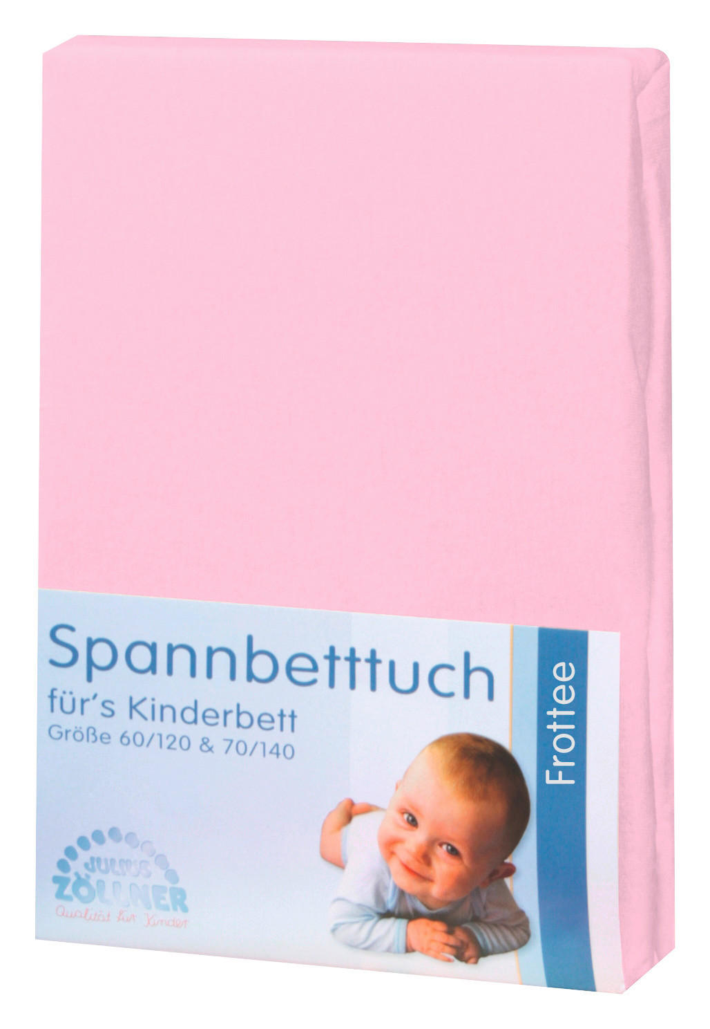 KINDERSPANNBETTTUCH   - Rosa, Basics, Textil (70/140cm) - Zöllner