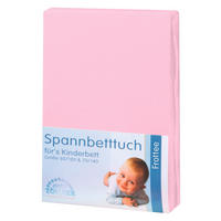 KINDERSPANNBETTTUCH   - Rosa, Basics, Textil (70/140cm) - Zöllner
