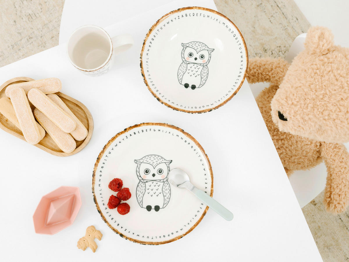 KINDERGESCHIRRSET 3-teilig  - Multicolor, Basics, Keramik - Creatable