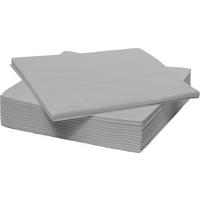 SERVIETTE  33/33 cm   - Grau, Basics, Papier (33/33cm) - Boxxx