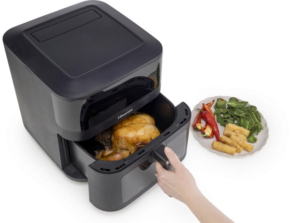 HEISSLUFTFRITTEUSE - Schwarz, Trend (31/40/35cm) - Hisense