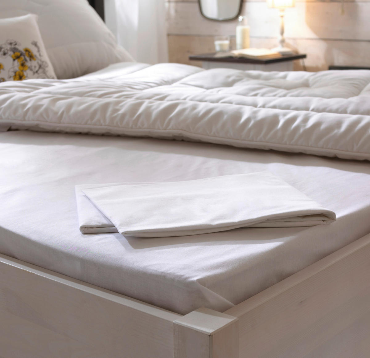 BETTTUCH 220/260 cm Renforcé  - Weiß, Basics, Textil (220/260cm) - Esposa