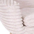 SESSEL Cord Beige    - Beige/Buchefarben, Design, Holz/Textil (73/73/66cm) - Carryhome
