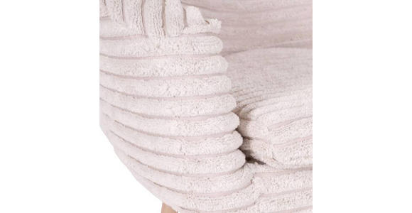 SESSEL Cord Beige    - Beige/Buchefarben, Design, Holz/Textil (73/73/66cm) - Carryhome