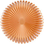 PLATZTELLER 33 cm  - Orange, Trend, Glas (33cm) - Ambia Home