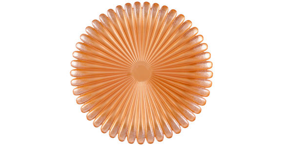 PLATZTELLER 33 cm  - Orange, Trend, Glas (33cm) - Ambia Home