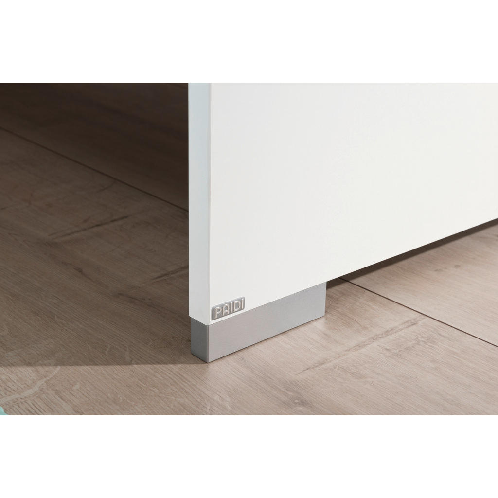 Thumbnail - Paidi Drehtürenschrank, Weiß, Eiche, Holzwerkstoff, 5 Fächer, 2 Schublade(n) Schubladen, 135.3x205.9x55.6 cm, Blauer Eng...