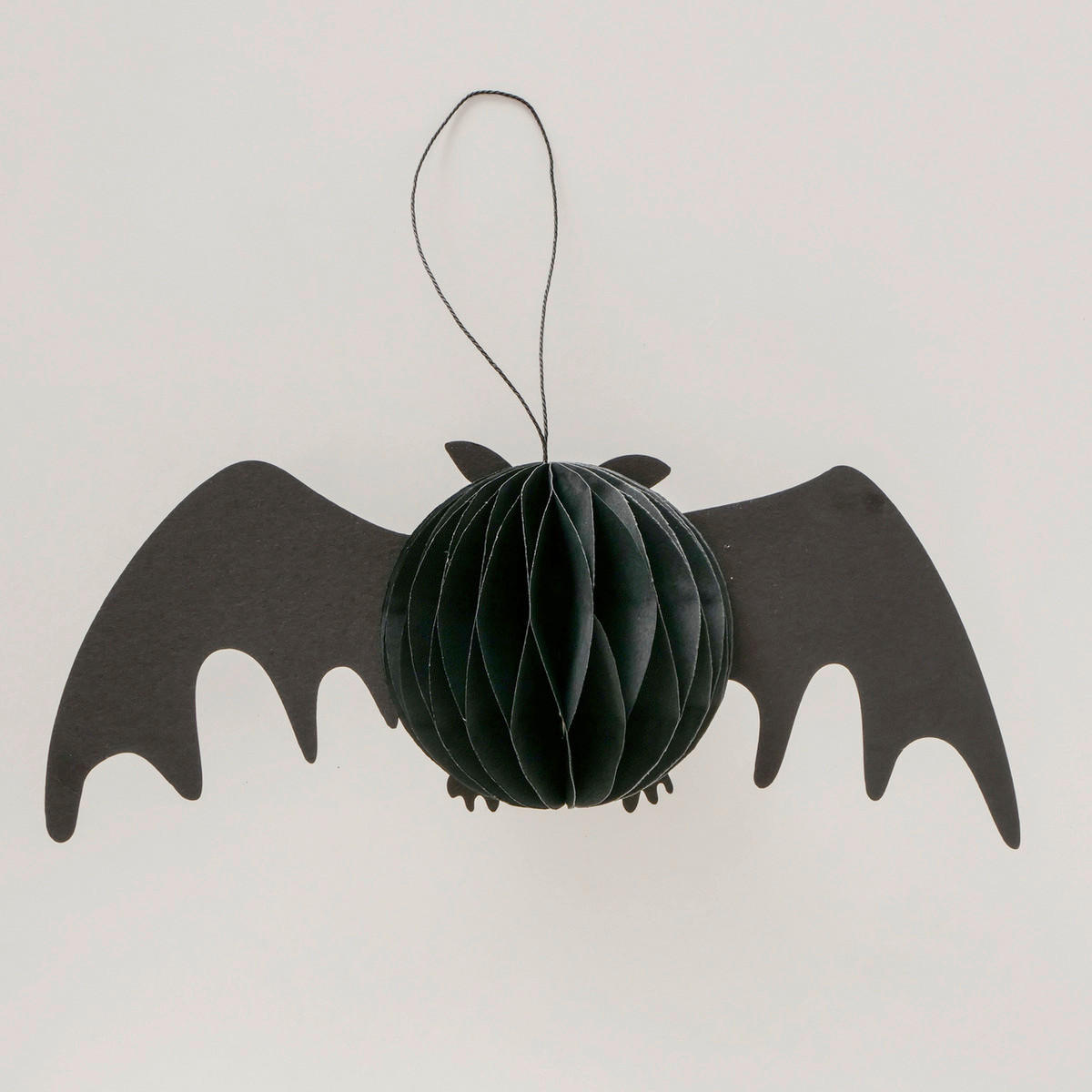 FÜGGŐDÍSZ - fekete, Basics, papír (25/10/11cm)