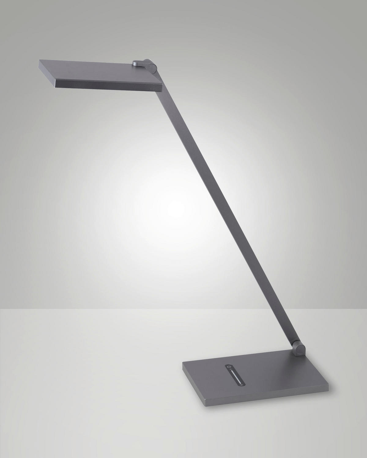 LED-SCHREIBTISCHLEUCHTE Zermatt 16/12/58 cm   - Dunkelgrau, Design, Metall (16/12/58cm) - Fabas Luce