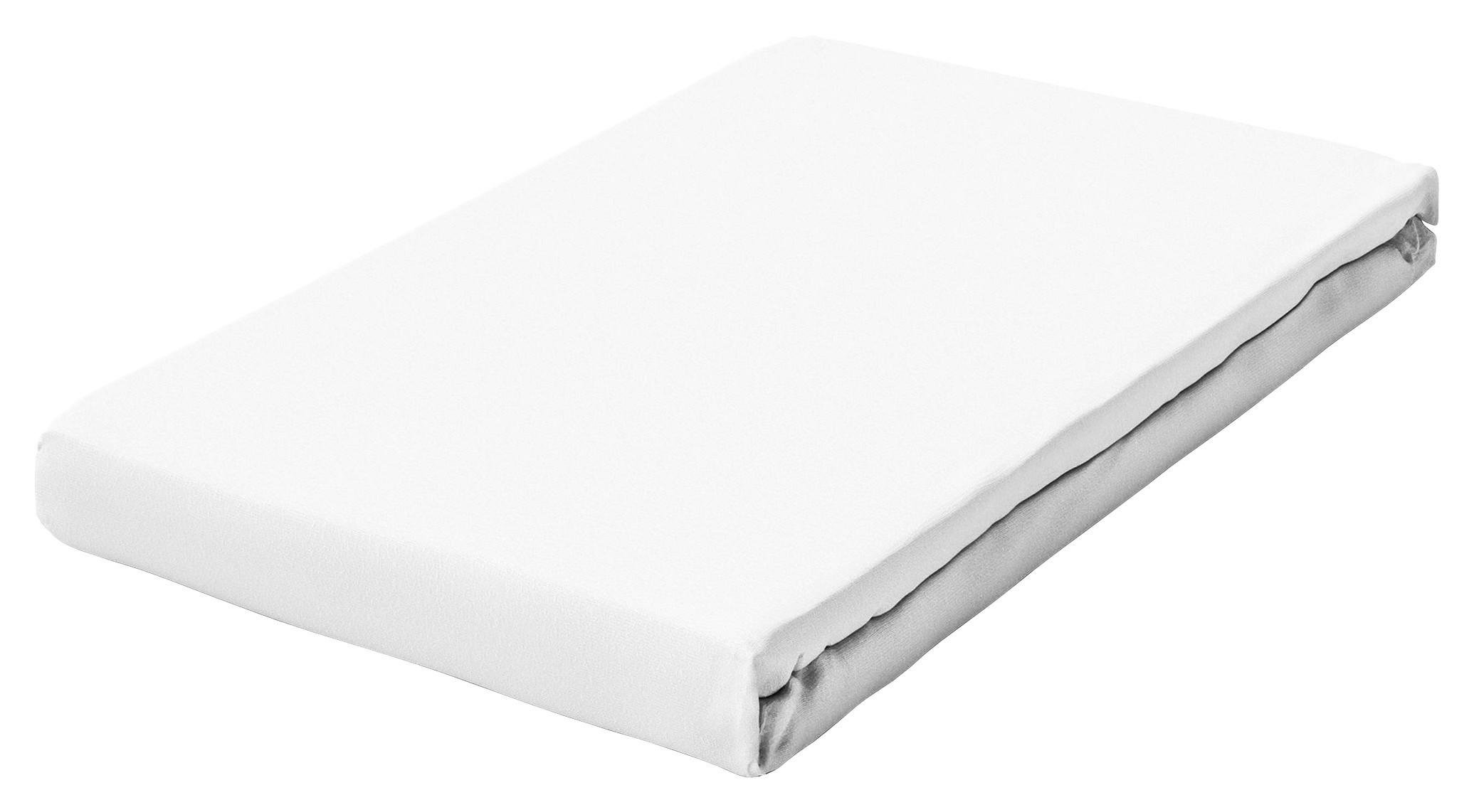 BOXSPRING-SPANNLEINTUCH 90-100/190-220 cm  - Weiß, Basics, Textil (90-100/190-220cm) - Schlafgut