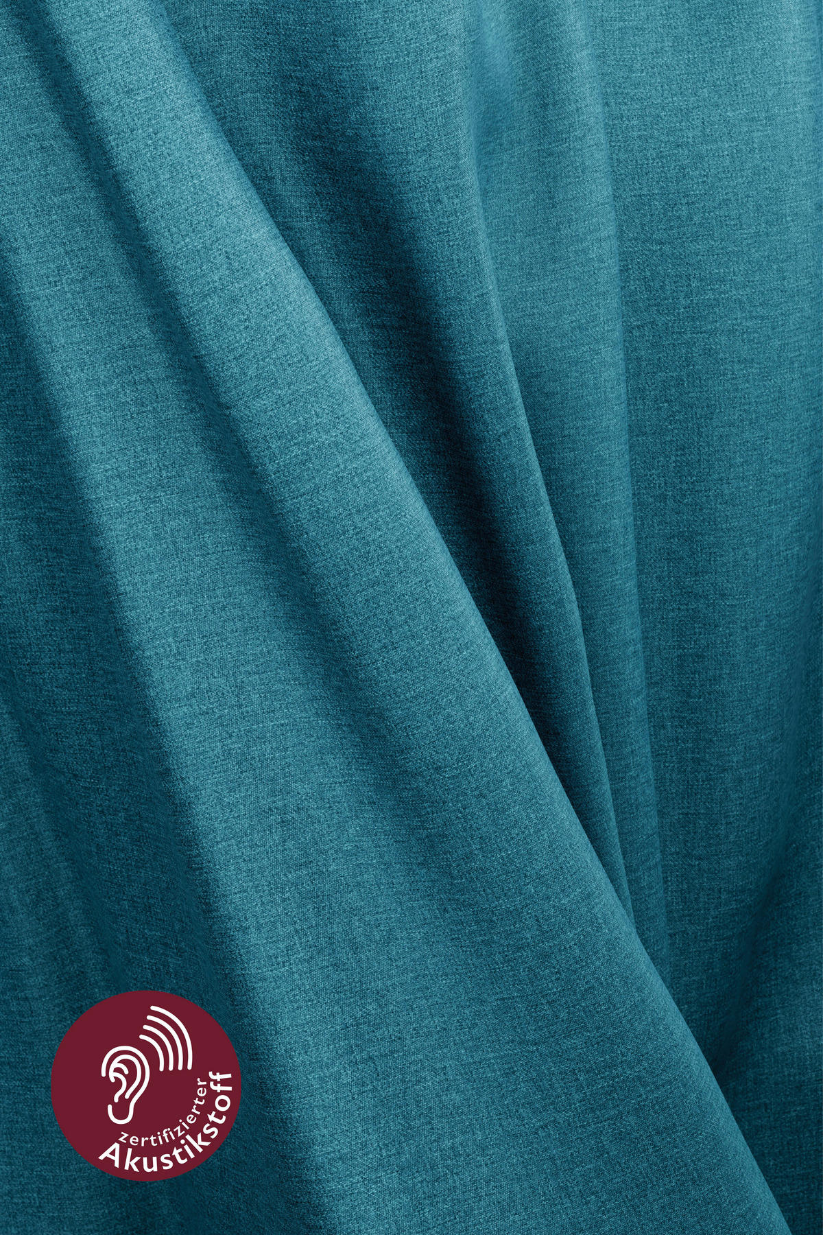 FERTIGVORHANG blickdicht  - Petrol, Basics, Textil (140/245cm) - Fuggerhaus