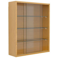 HÄNGEVITRINE in Honigeiche  - Honigeiche/Transparent, Design, Glas/Holzwerkstoff (50/60/15cm) - MID.YOU