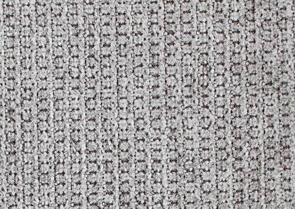ECKSOFA in Webstoff Hellgrau  - Hellgrau/Schwarz, Konventionell, Textil/Metall (242/210cm) - Beldomo Style