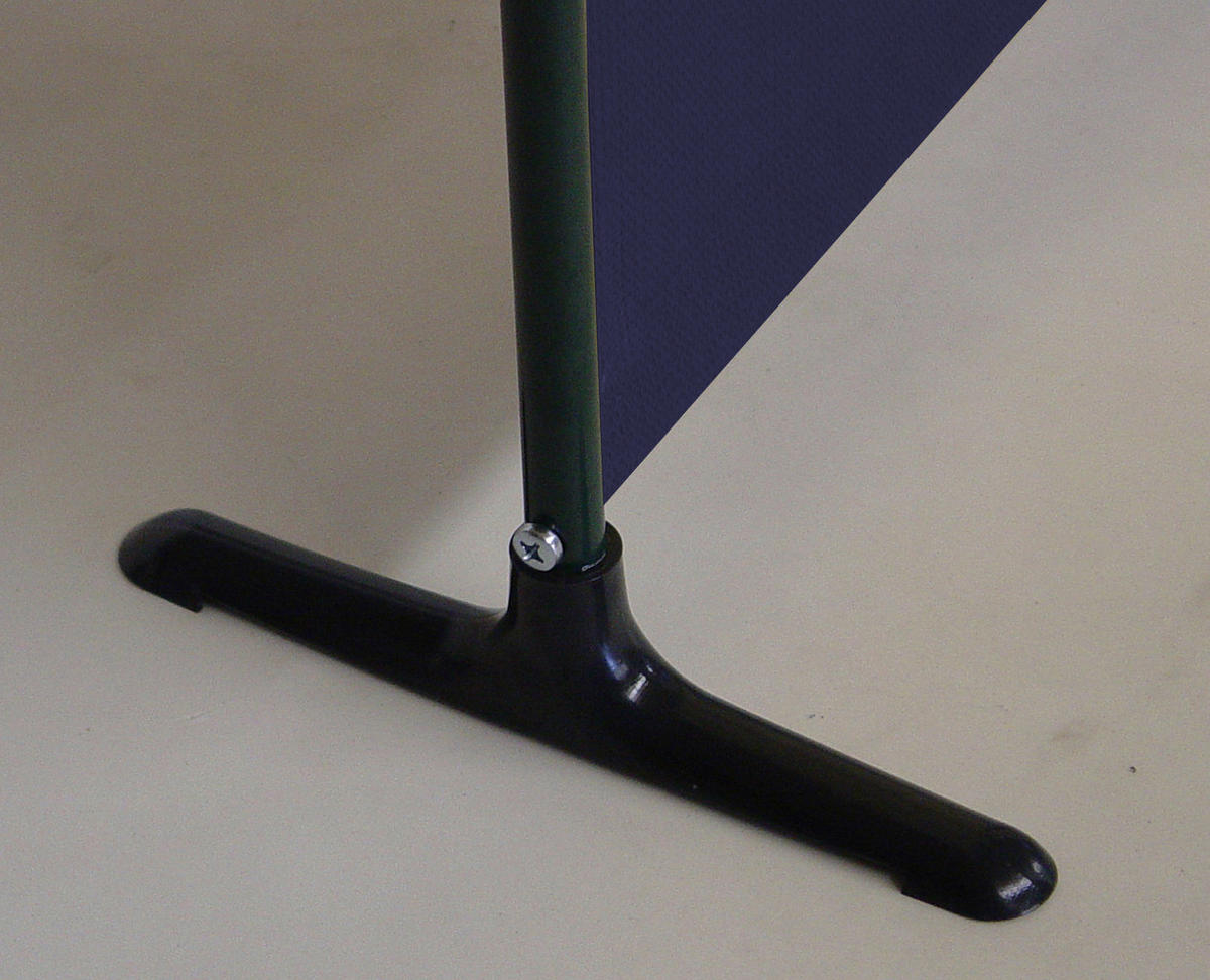 SICHTSCHUTZ - Blau/Grau, Basics, Textil/Metall (165/165/51cm) - Boxxx