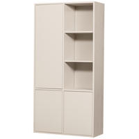 MEHRZWECKSCHRANK 100/200/40 cm  in Grauweiß  - Grauweiß, Design, Holz (100/200/40cm) - Livetastic