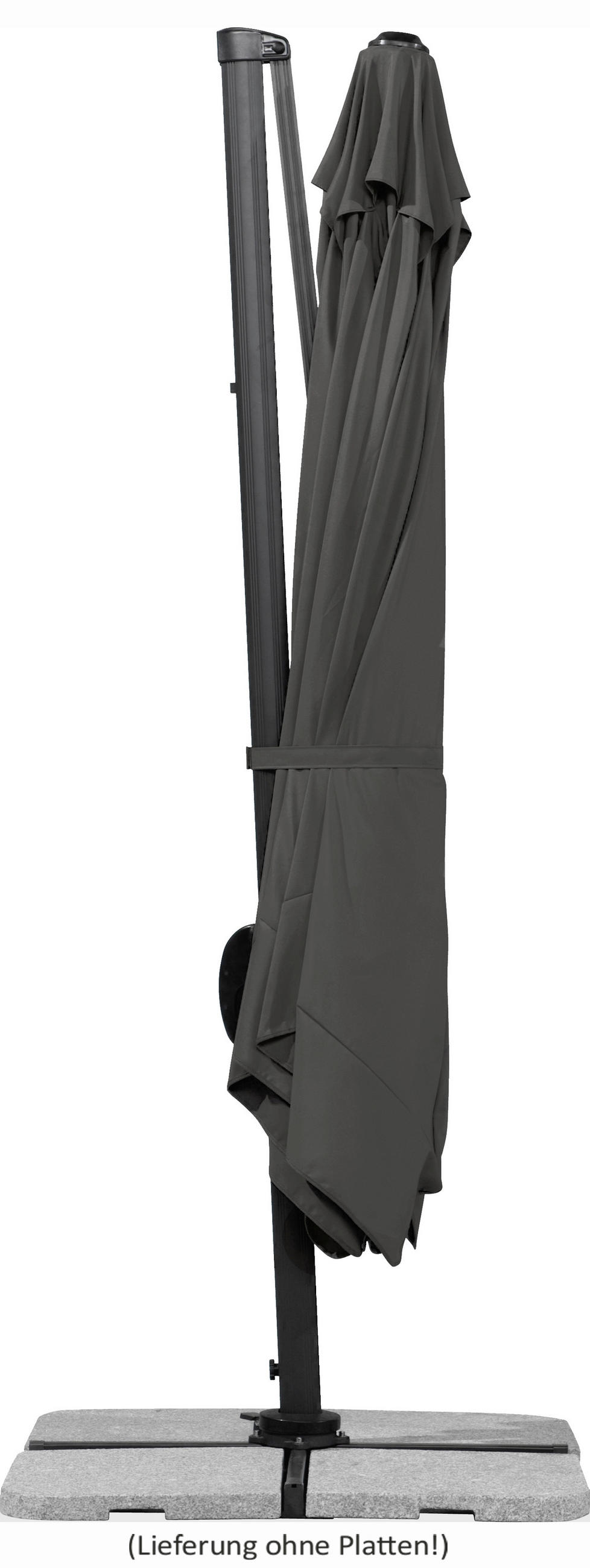 AMPELSCHIRM   - Anthrazit, Basics, Textil/Metall (359/273/300cm) - Schneider