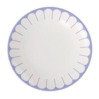 SPEISETELLER Weiß, Hellblau 26,5/2,5 cm Fleur Bleu  - Weiß/Hellblau, MODERN, Keramik (26,5/2,5cm) - Villeroy & Boch